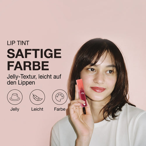 4U2 Jelly Tint 4 g 18 Raspberry Jam | Model with product