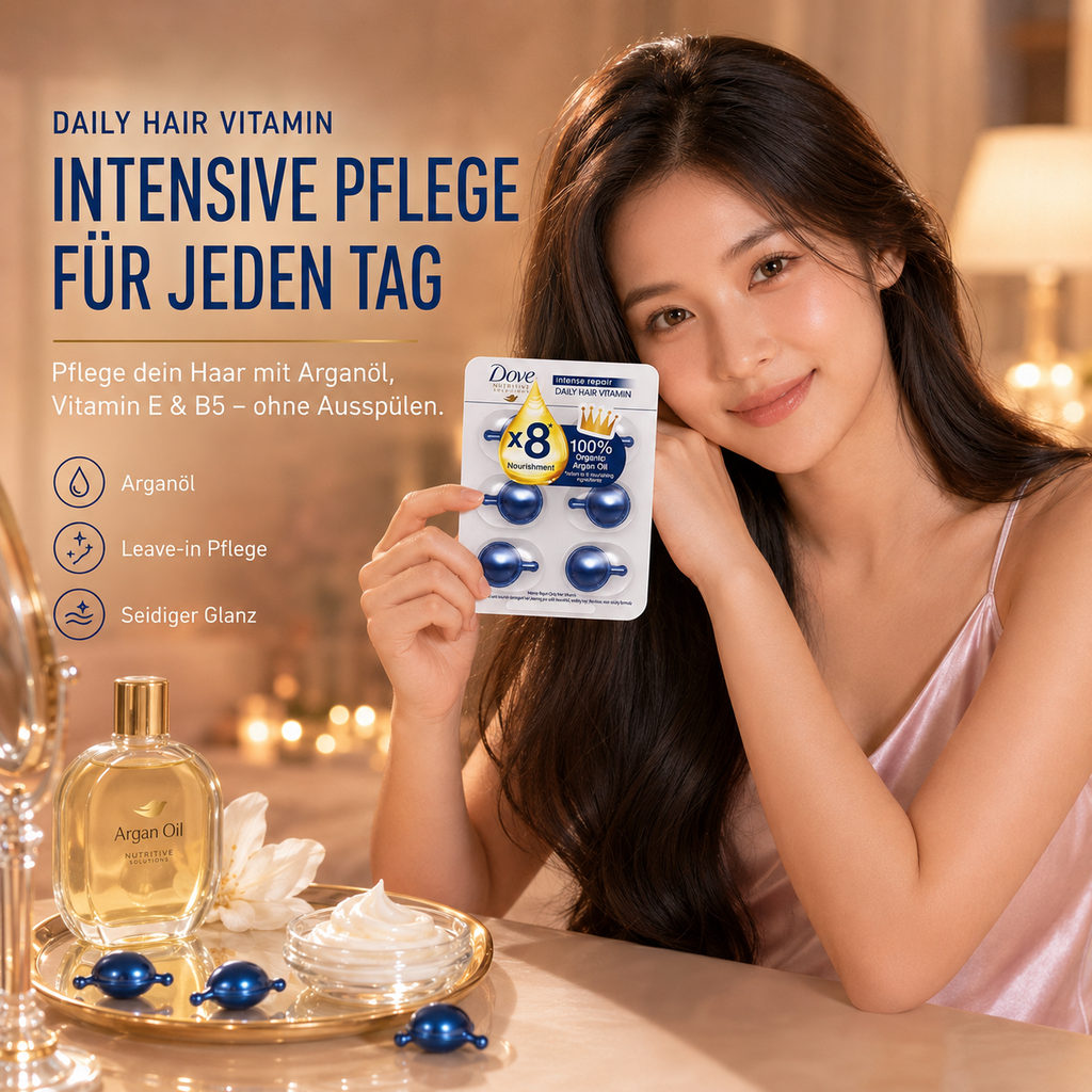 Dove Intense Repair Daily Hair Vitamin X8 – Haarkapseln (6 St.)