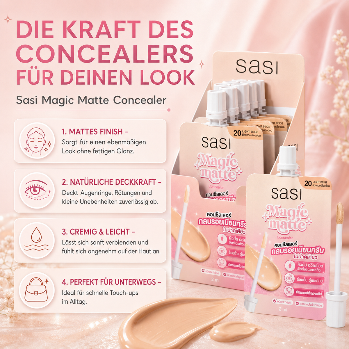 Sasi Magic Matte Concealer