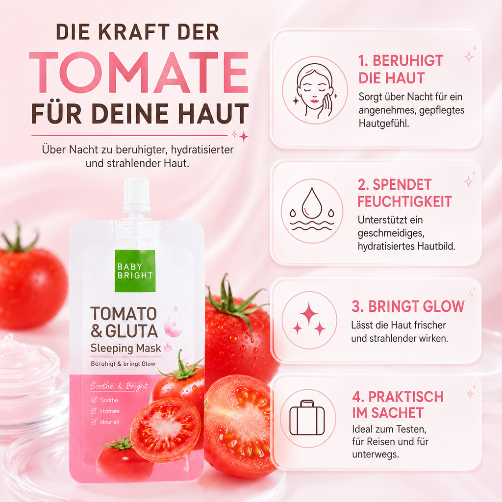 Baby Bright Tomato & Gluta Sleeping Mask