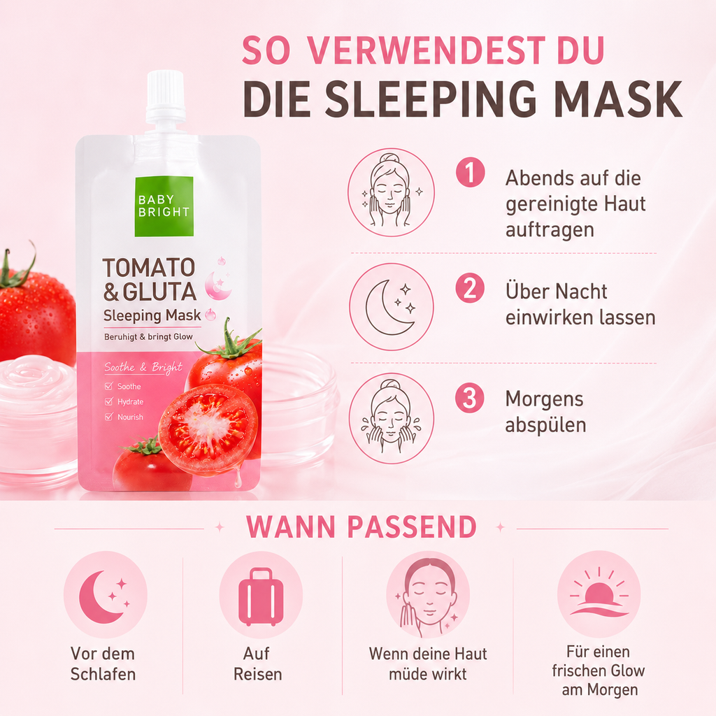 Baby Bright Tomato & Gluta Sleeping Mask