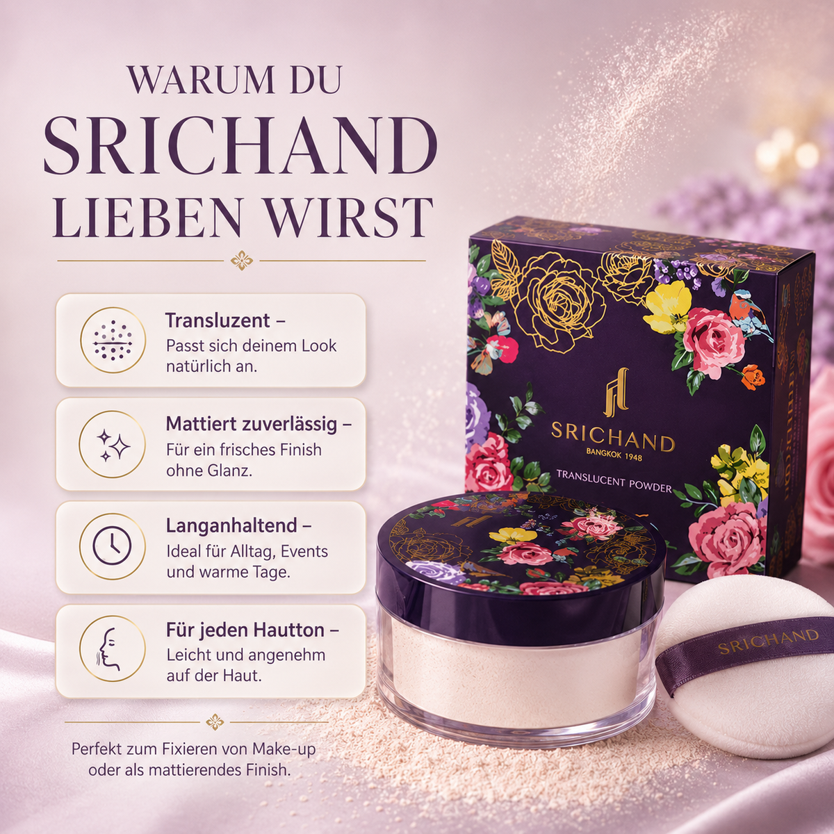 Srichand Translucent Powder – Thai Setting Powder