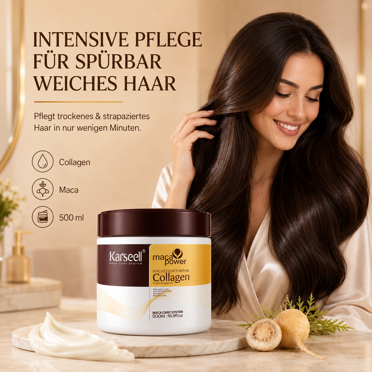 Karseell Maca Collagen Hair Mask 500 ml
