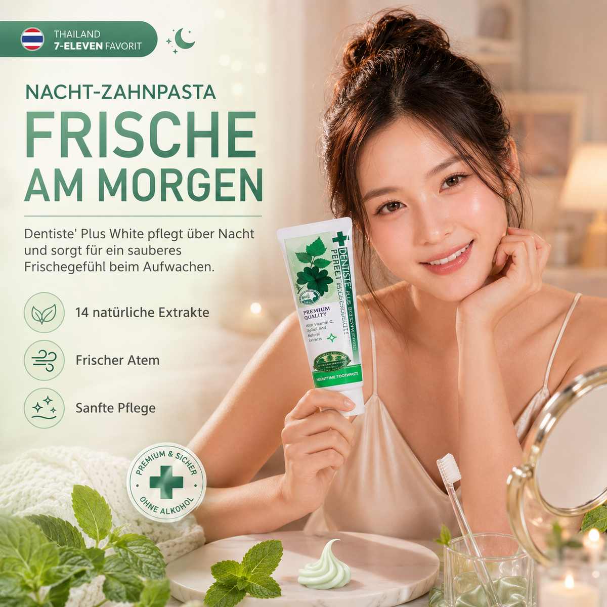 Dentiste' Plus White Toothpaste – Premium Nachtzahnpasta