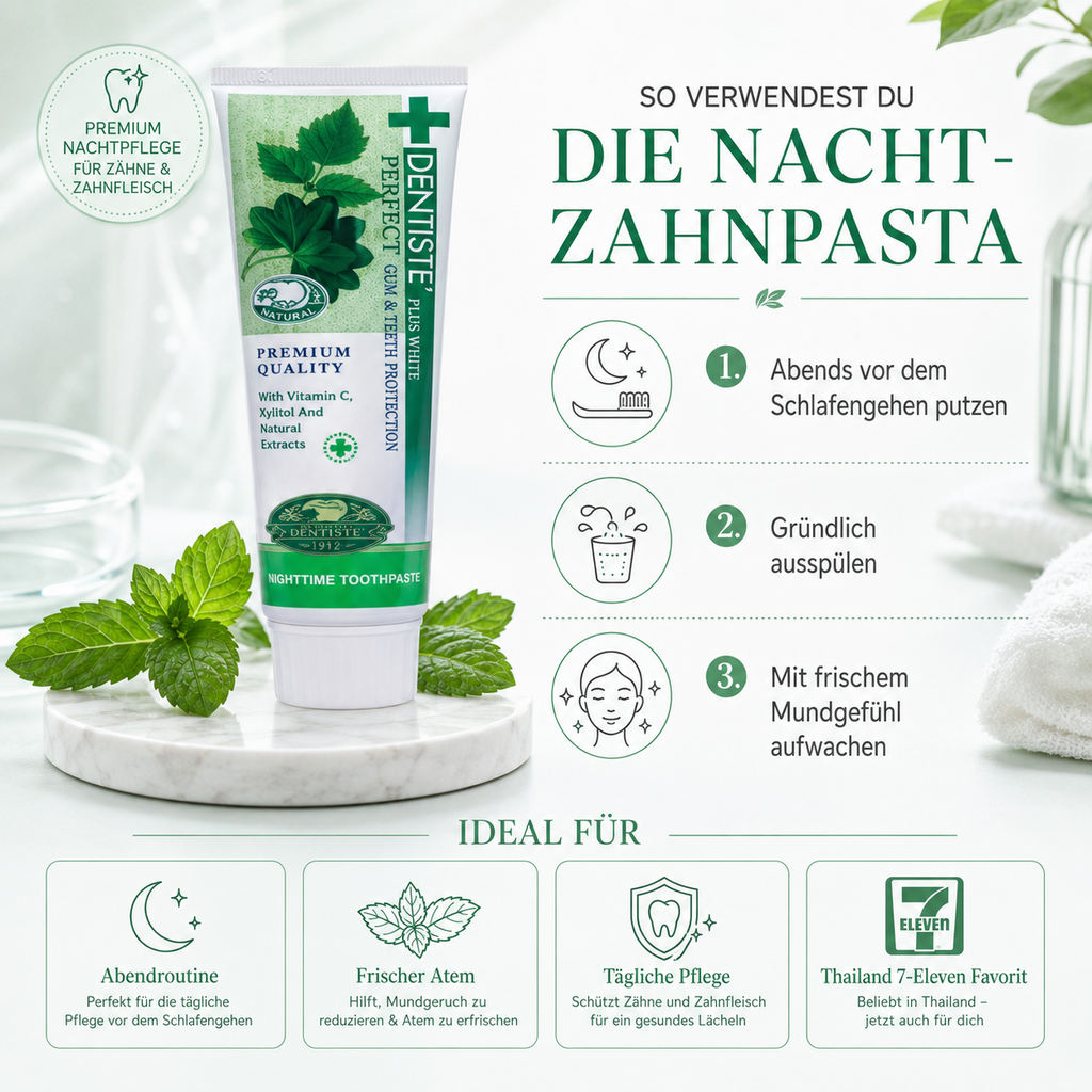 Dentiste' Plus White Toothpaste – Premium Nachtzahnpasta
