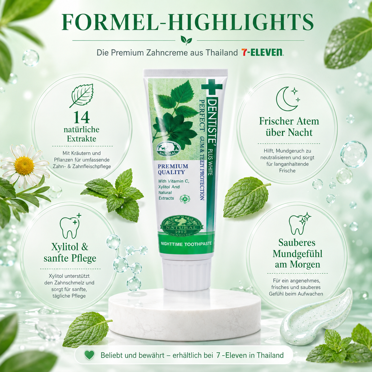 Dentiste' Plus White Toothpaste – Premium Nachtzahnpasta