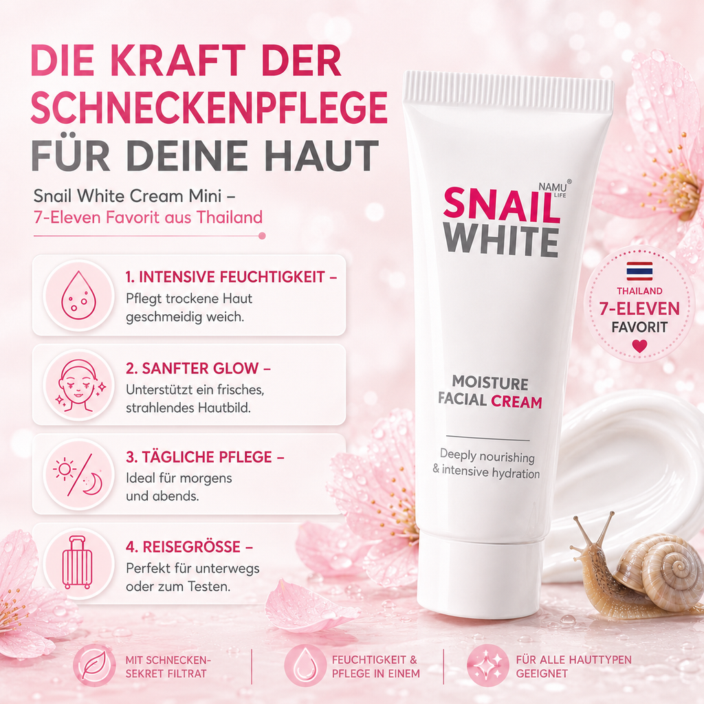Snail White Cream Mini – Thai Schneckencreme