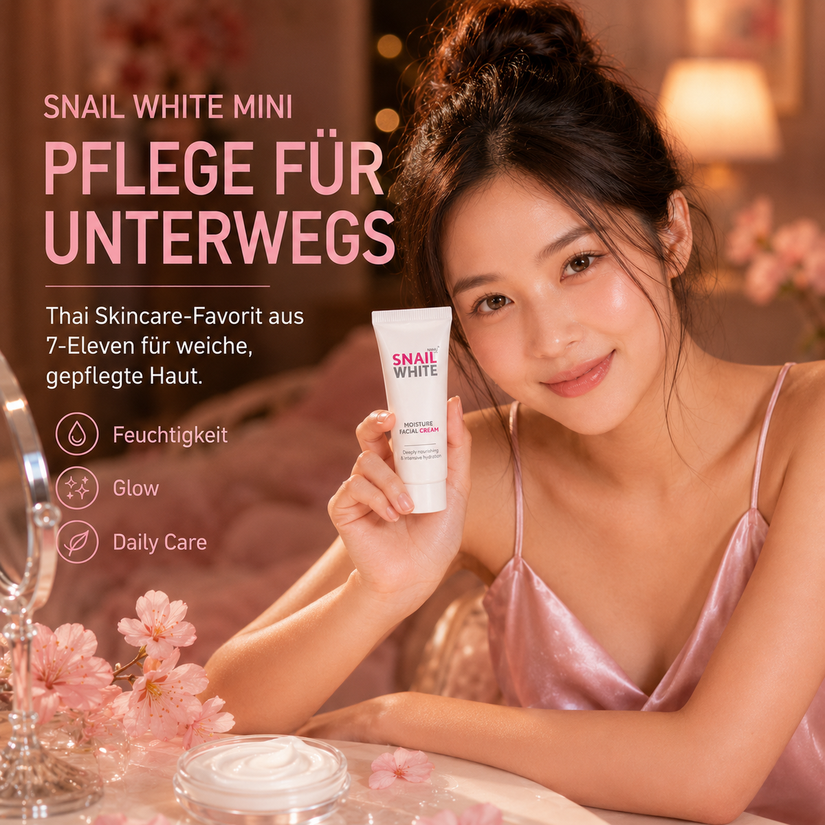 Snail White Cream Mini – Thai Schneckencreme