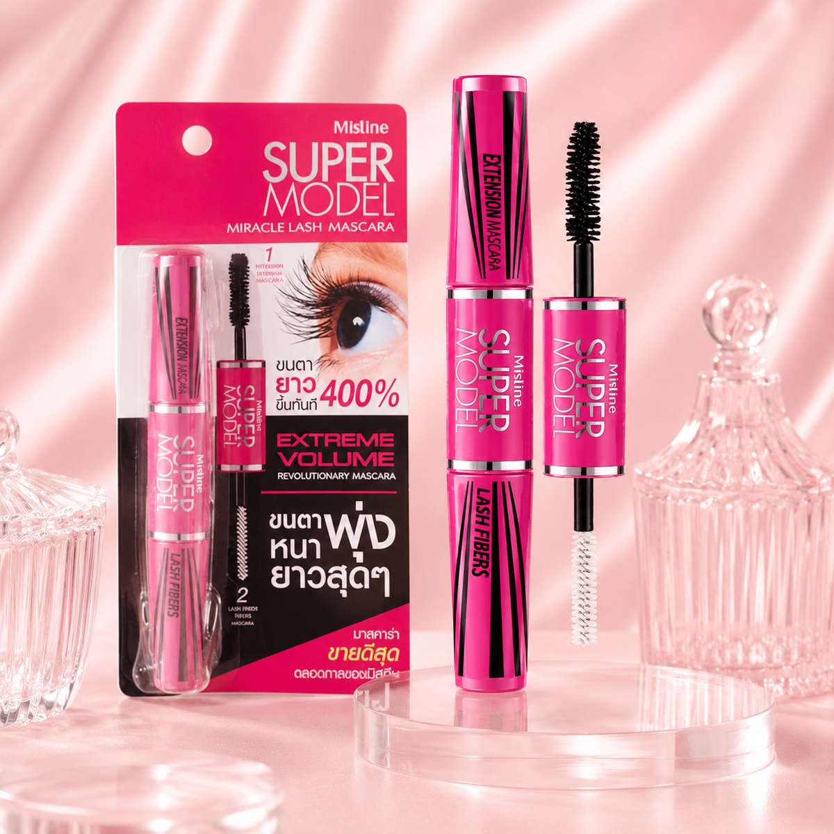 Mistine Super Model 4D Mascara – Volumen & Länge
