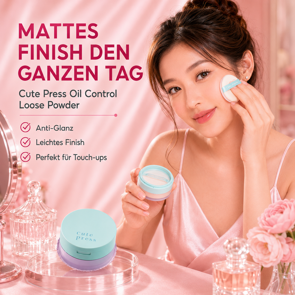 Cute Press Oil Control Loose Powder – Mattierungspuder
