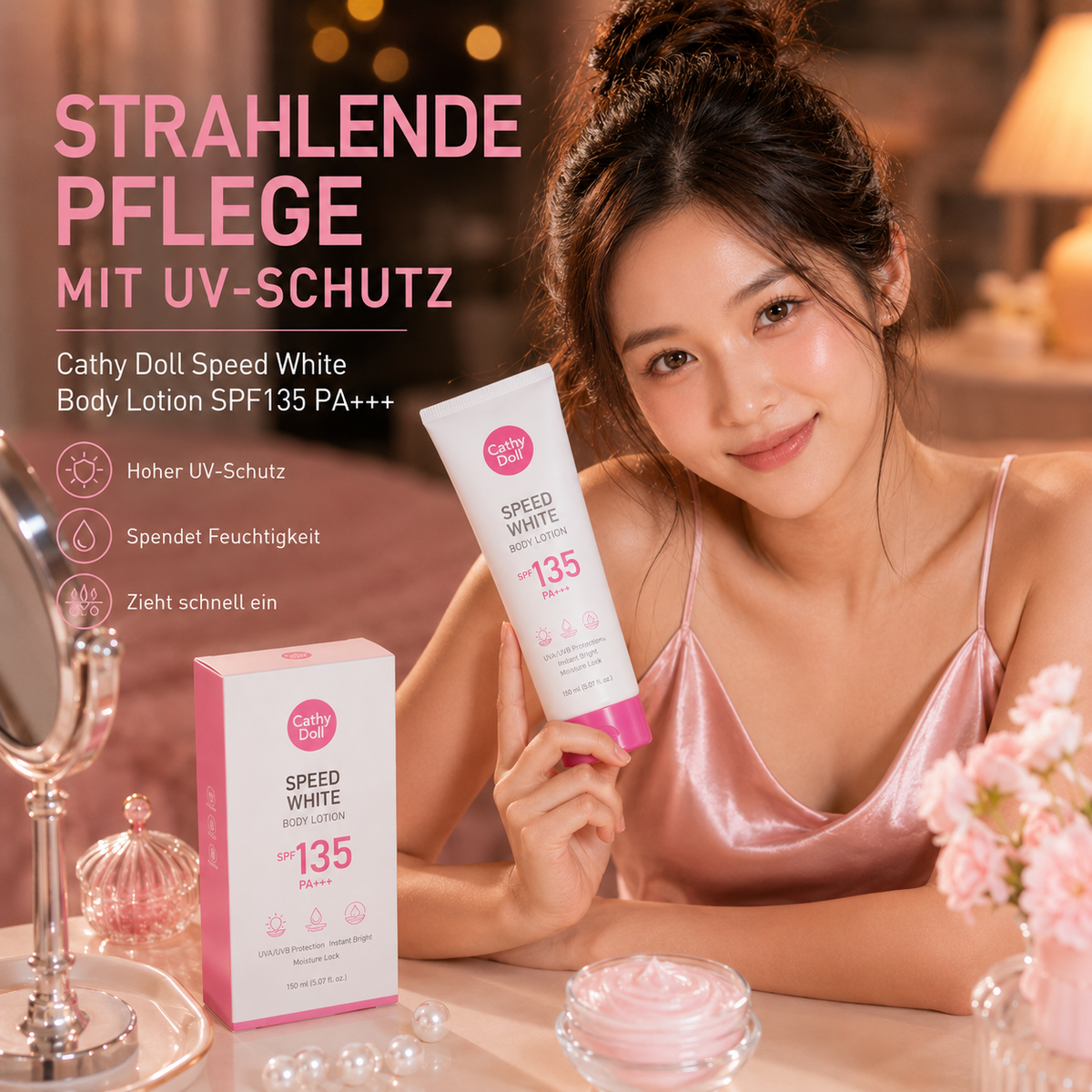 Cathy Doll Speed White Body Lotion SPF135 PA+++