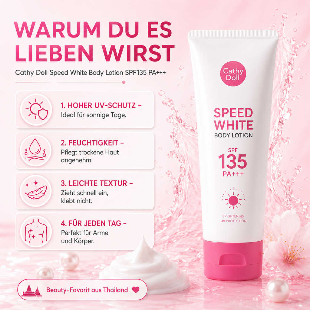 Cathy Doll Speed White Body Lotion SPF135 PA+++