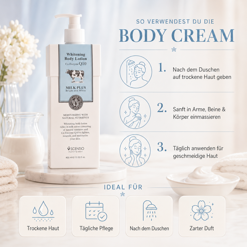 Beauty Buffet Scentio Milk Plus Q10 Body Cream