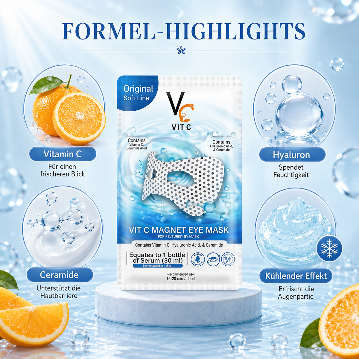 VC Vit C Magnet Eye Mask – Augen-Pads mit Vitamin C