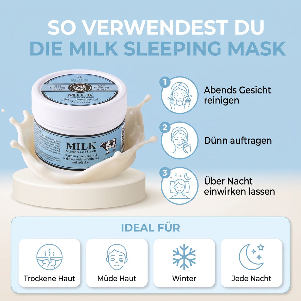 Beauty Buffet Milk Plus Q10 Sleeping Mask – How to use