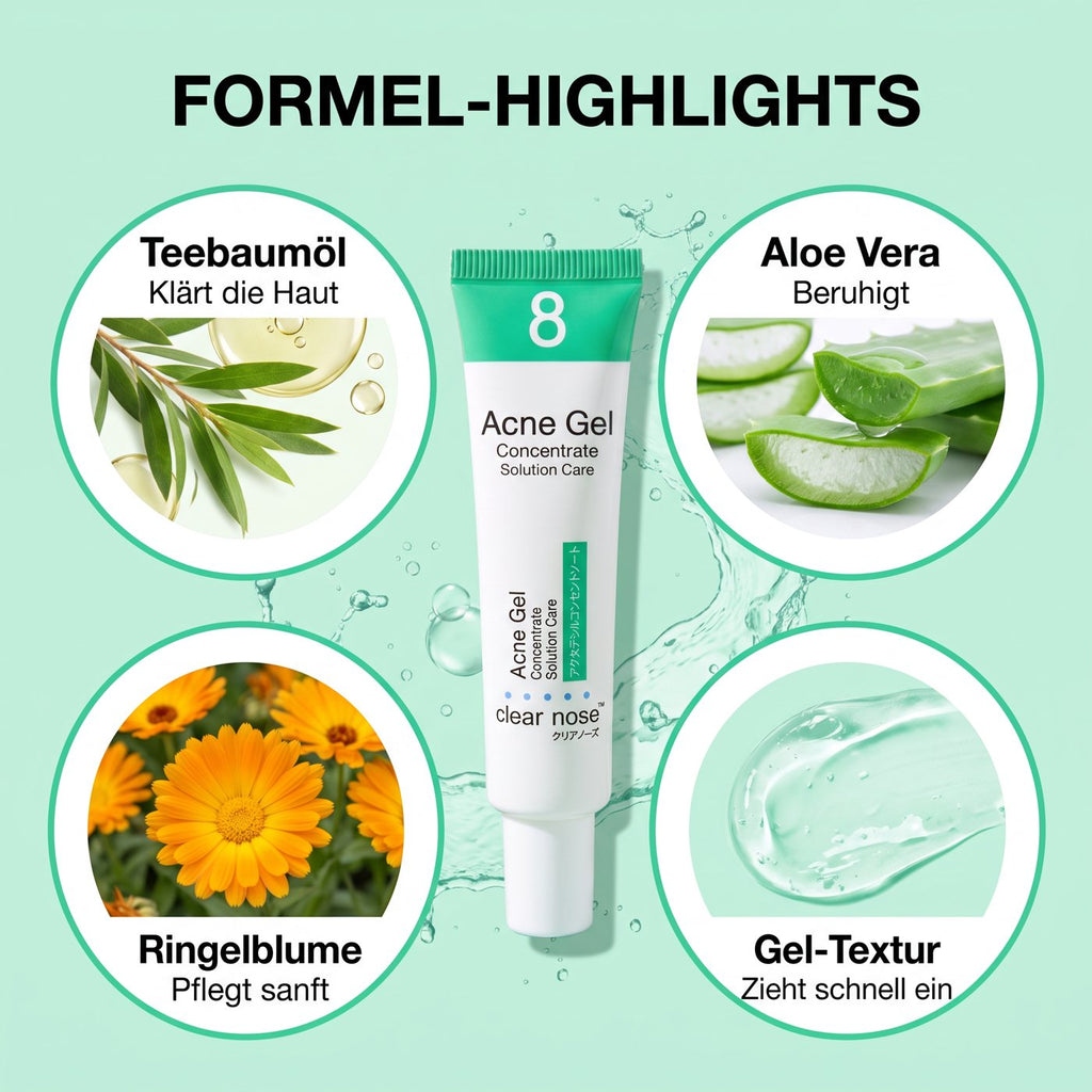 Clear Nose Tea Tree Gel for Blemish-Prone Skin (4 g) | Formula highlights
