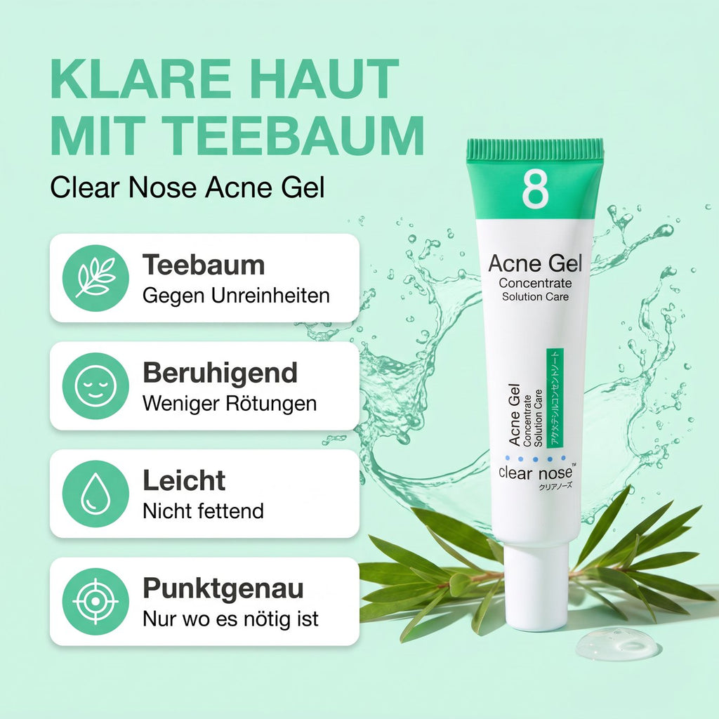 Clear Nose Tea Tree Gel for Blemish-Prone Skin (4 g) | Benefits