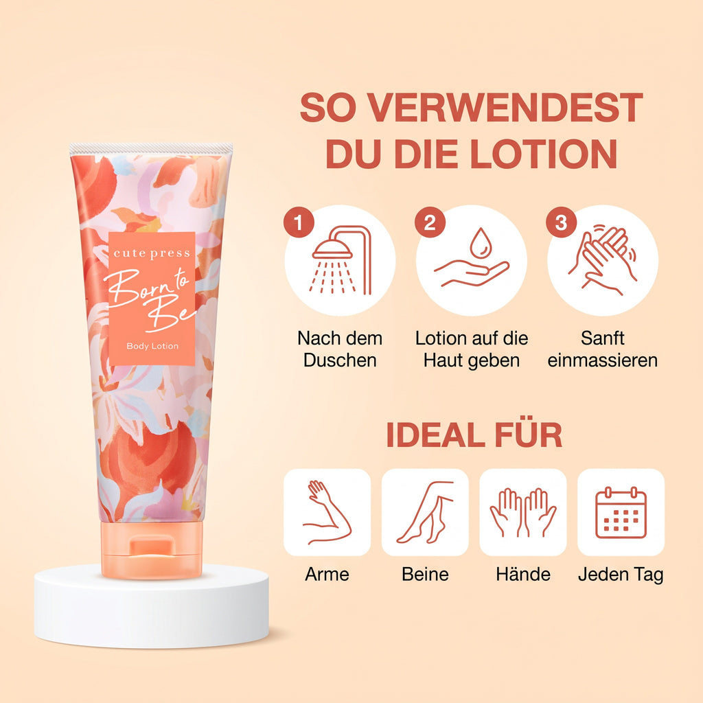 Cute Press Born To Be Body Lotion 250 g | How to use