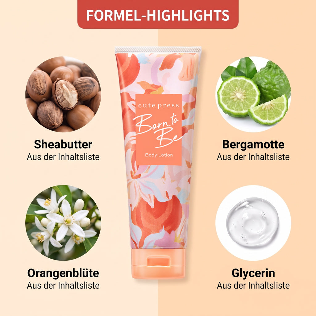 Cute Press Born To Be Body Lotion 250 g | Formula highlights
