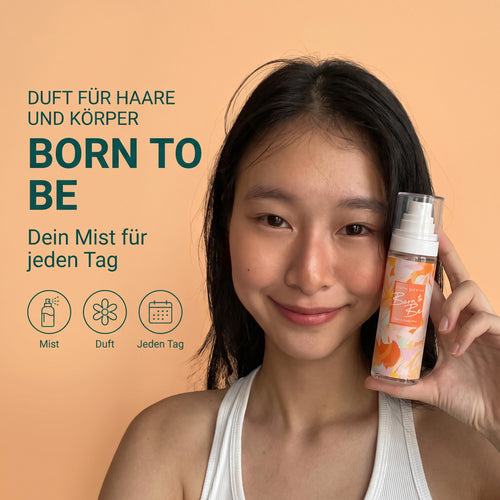 Cute Press Born To Be Hair & Body Mist 95 ml | Model with product
