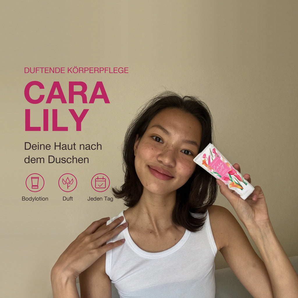 Cute Press Cara Lily Perfumed Body Lotion 250 g | Model with product