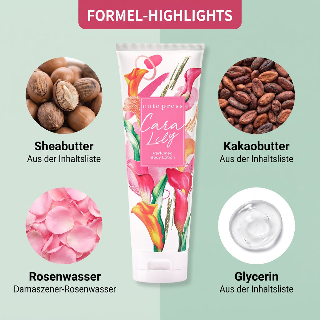 Cute Press Cara Lily Perfumed Body Lotion 250 g | Formula highlights