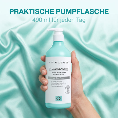 Cute Press Ci-Lab Sensitiv Moisture Repair Body Lotion 490 ml | Praktische Pumpflasche