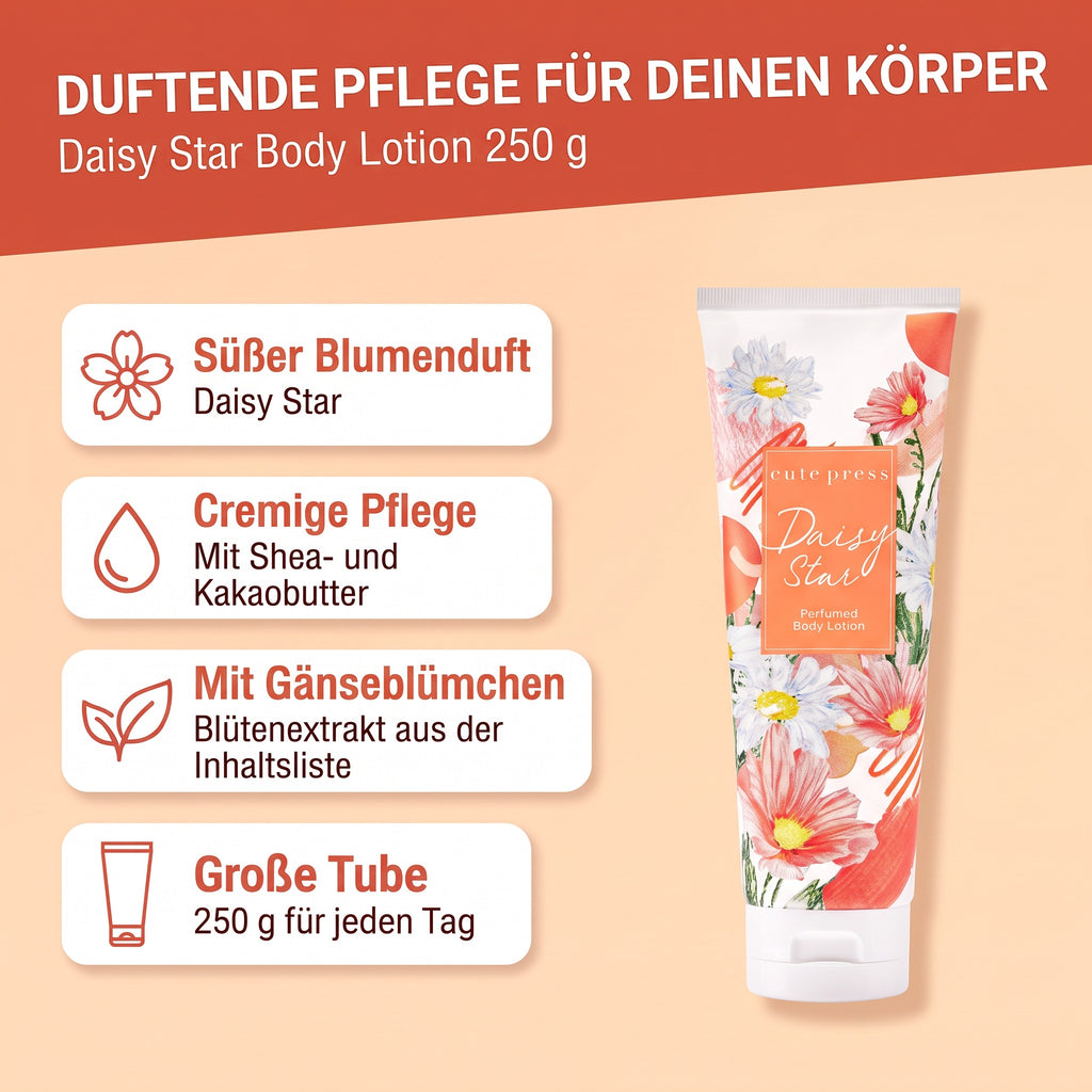 Cute Press Daisy Star Perfumed Body Lotion 250 g | Benefits