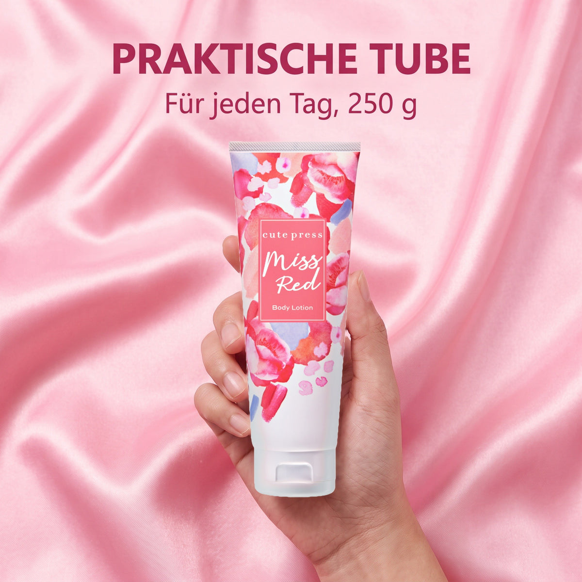 Cute Press Miss Red Body Lotion 250 g | Practical tube