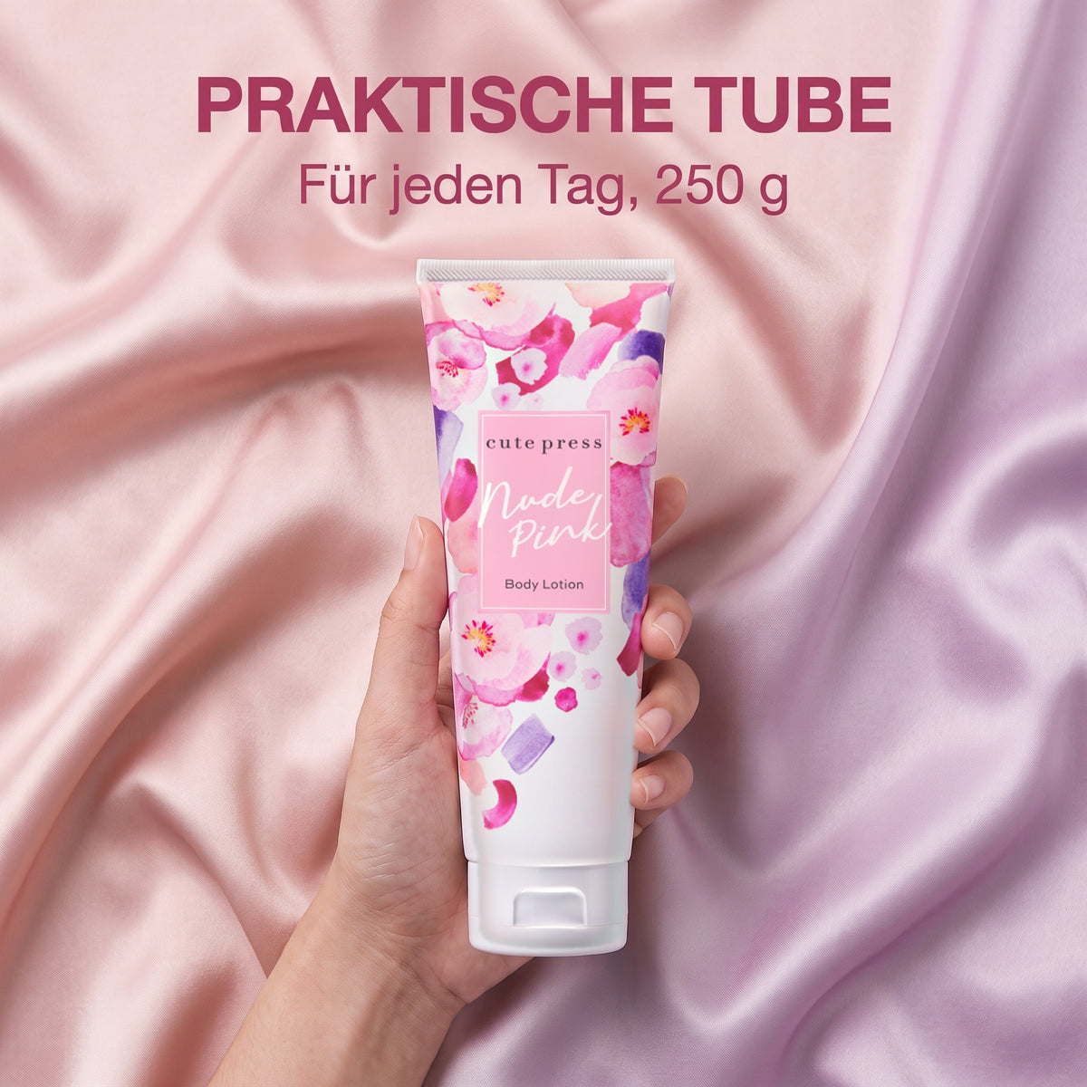 Cute Press Nude Pink Body Lotion 250 g | Practical tube