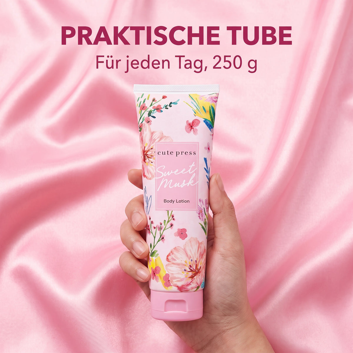 Cute Press Sweet Musk Body Lotion 250 g | Practical tube