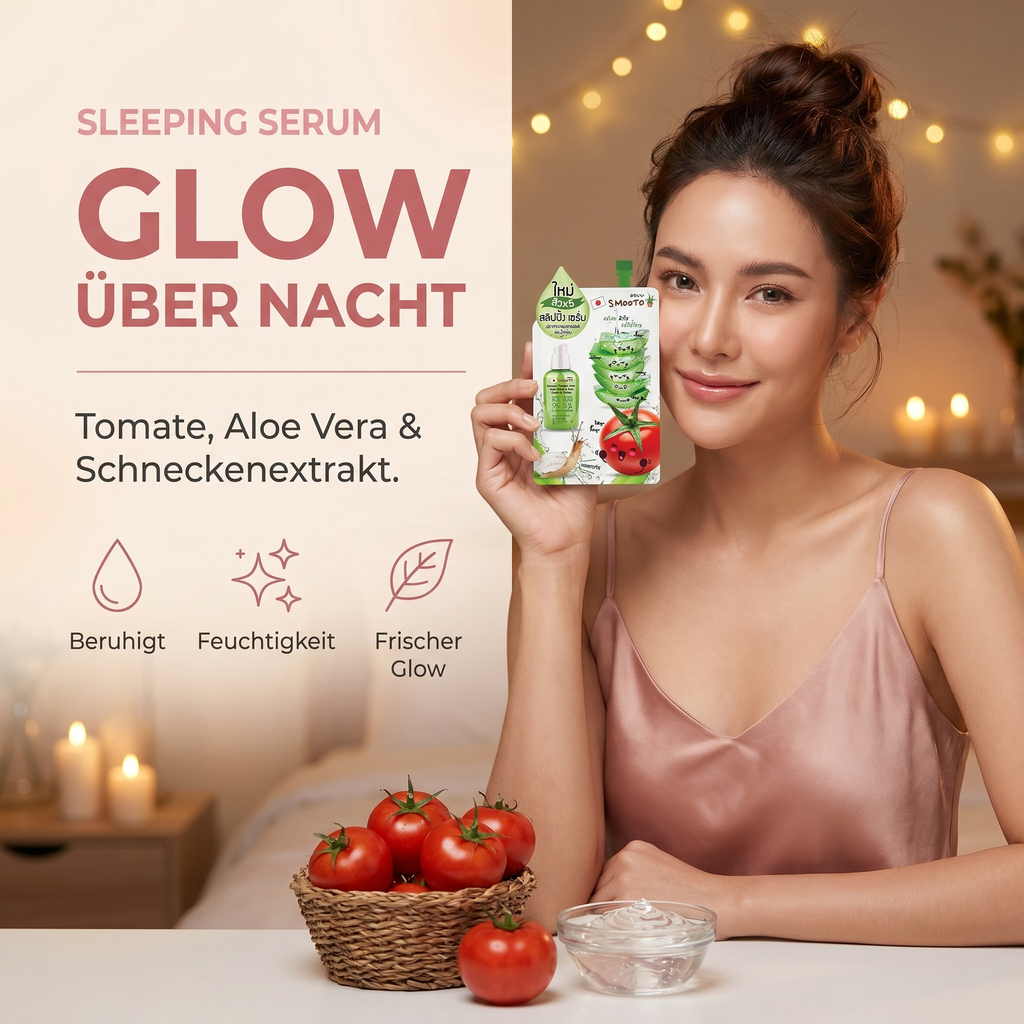Glow über Nacht – Smooto Sleeping Serum