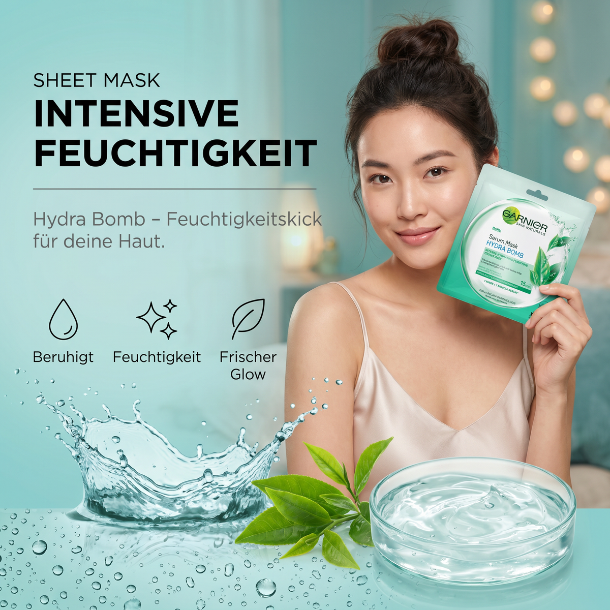 Garnier Hydra Bomb Sheet Mask – Intensive Feuchtigkeit für deine Haut