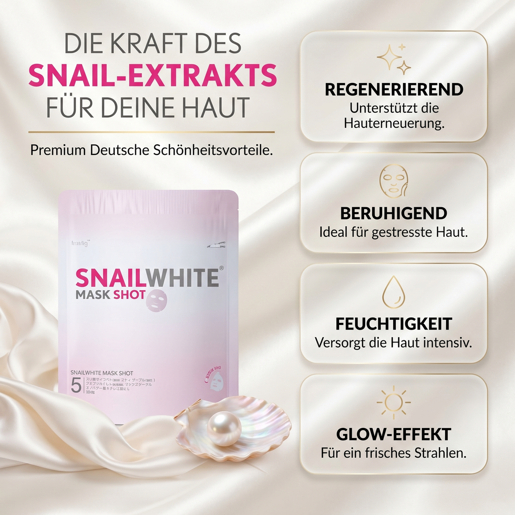 Die Kraft des Snail-Extrakts für deine Haut – Vorteile der SnailWhite Mask Shot