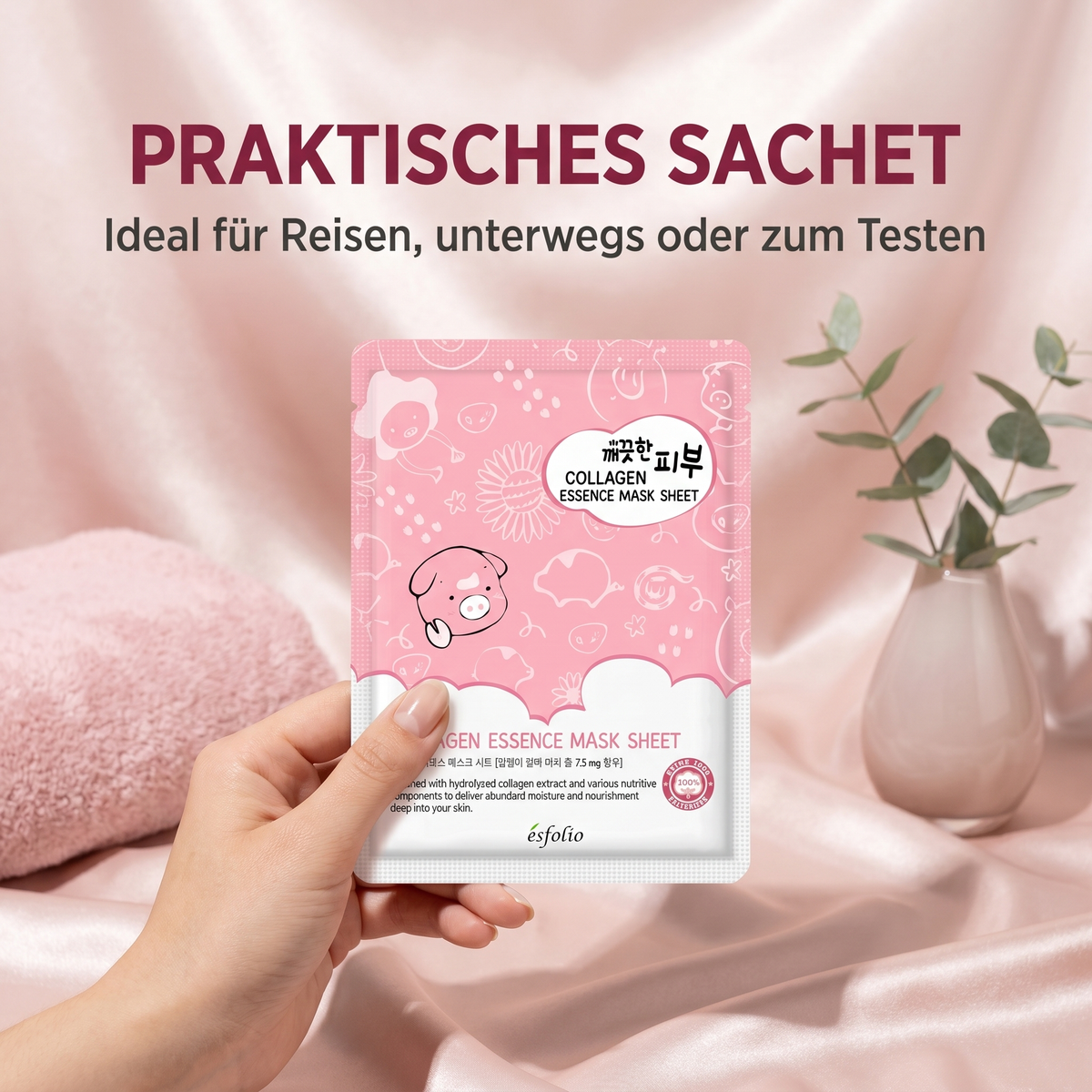 Praktisches Sachet – ideal für Reisen, unterwegs oder zum Testen