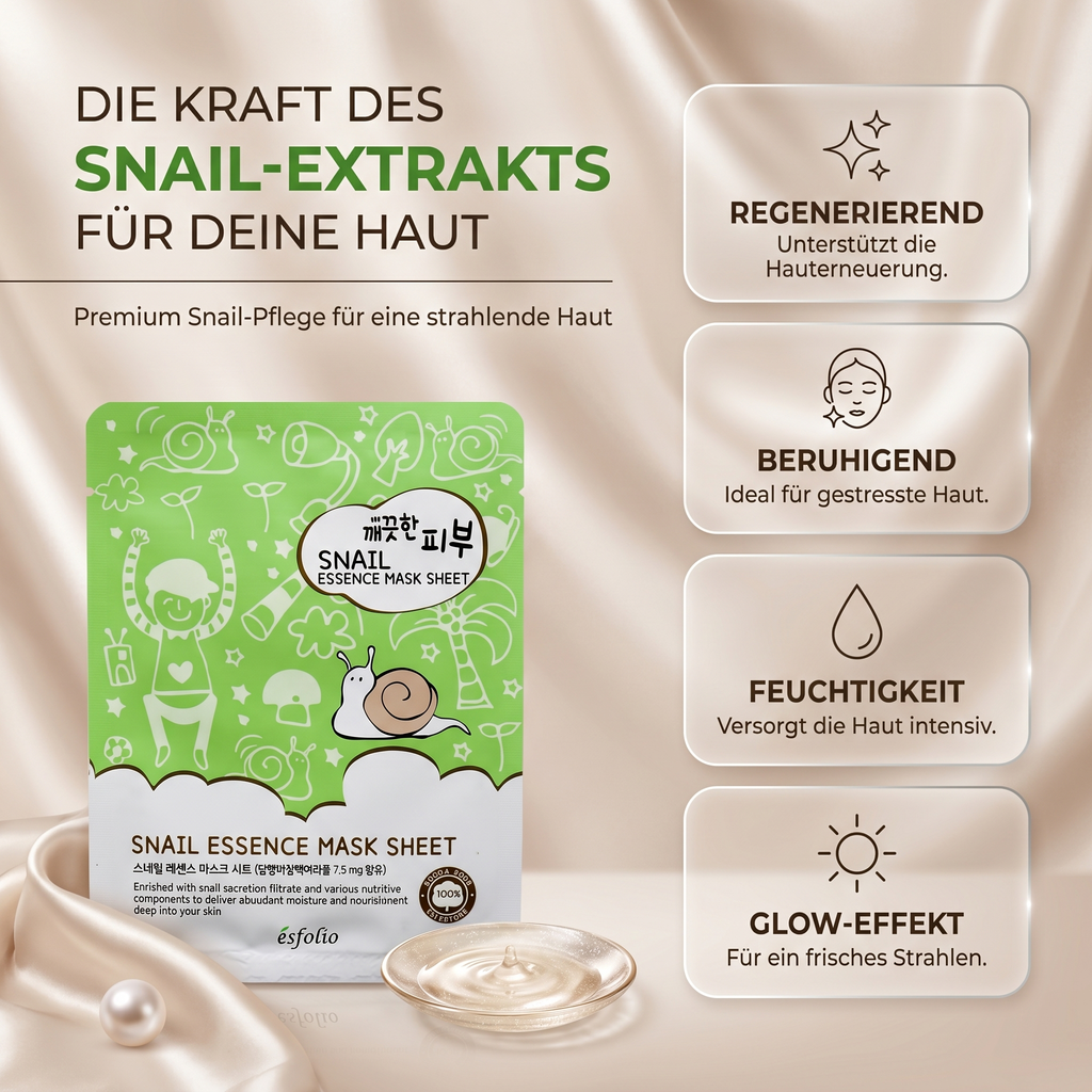Die Kraft des Snail-Extrakts für deine Haut – Vorteile im Überblick