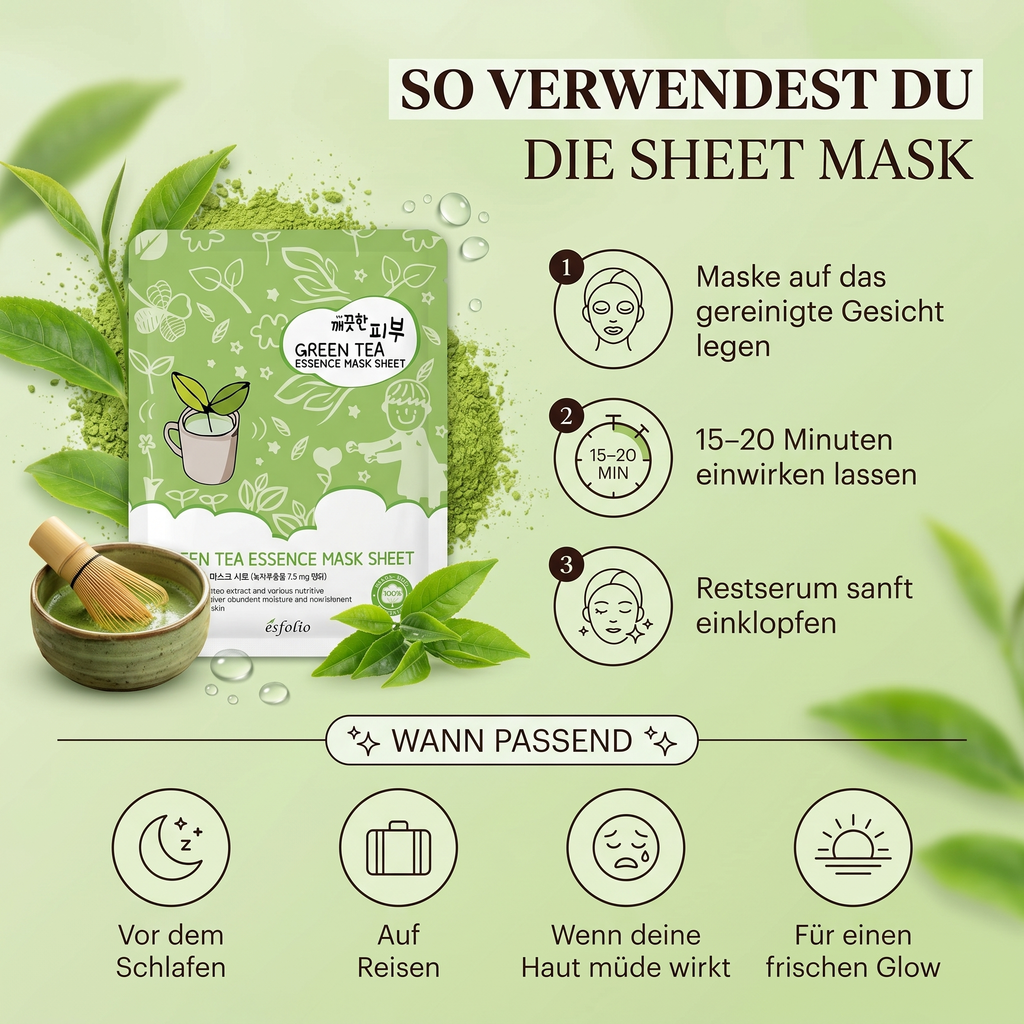 So verwendest du die Sheet Mask