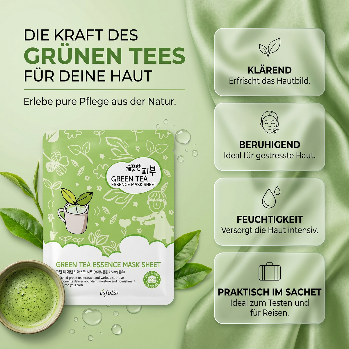 Die Kraft des grünen Tees