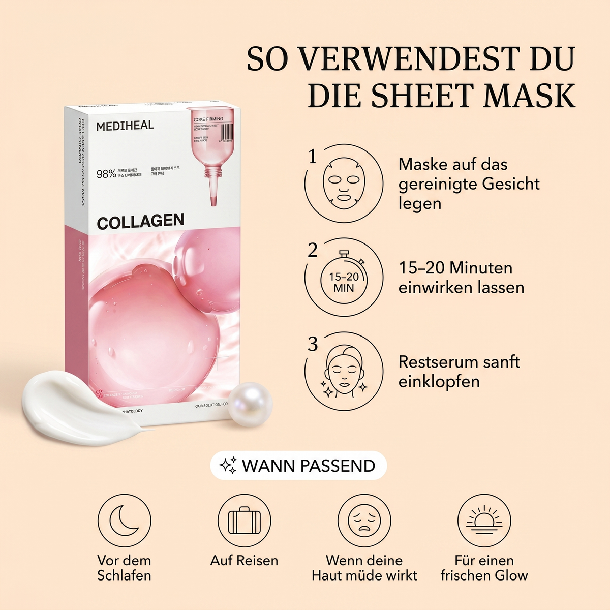 So verwendest du die Sheet Mask