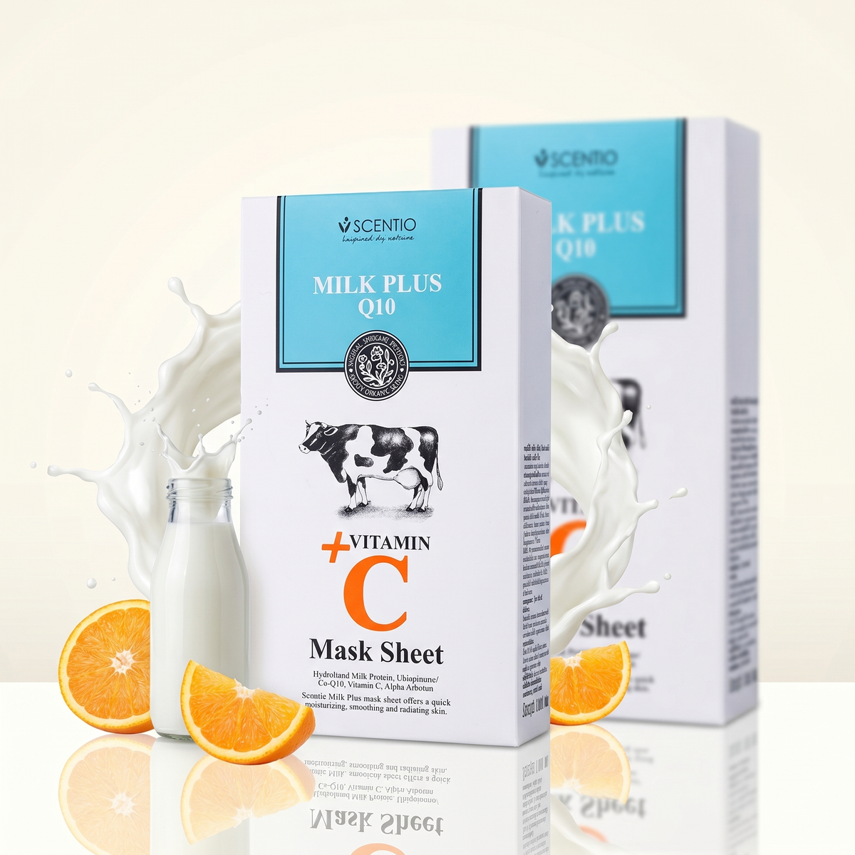 Scentio Milk Plus Q10 Vitamin C Mask – Produktfoto