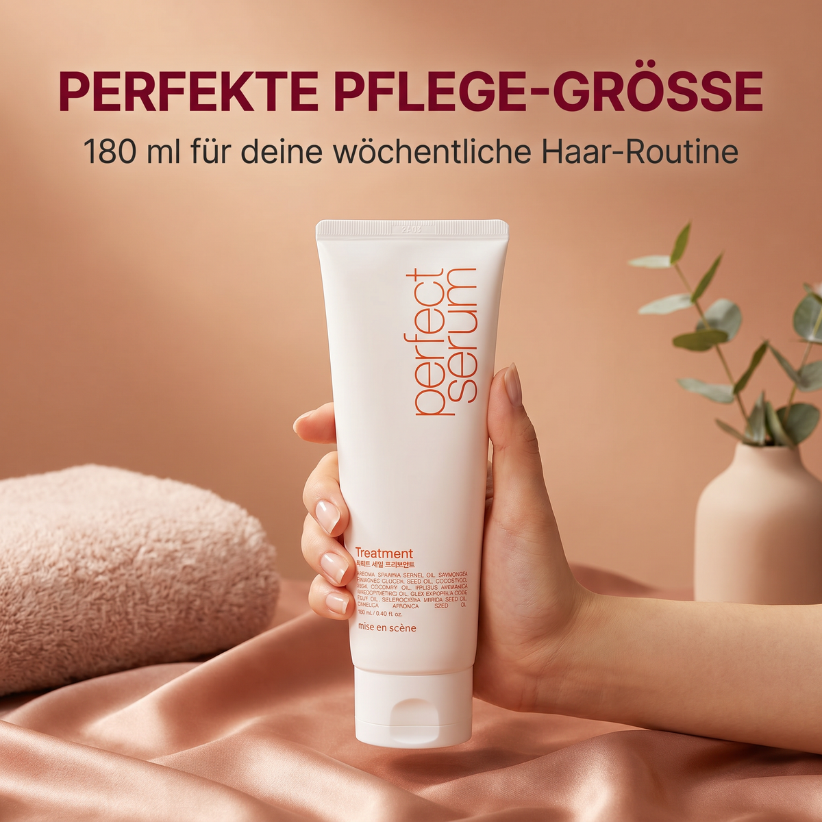 Perfekte Pflege-Größe – 180 ml für die wöchentliche Routine