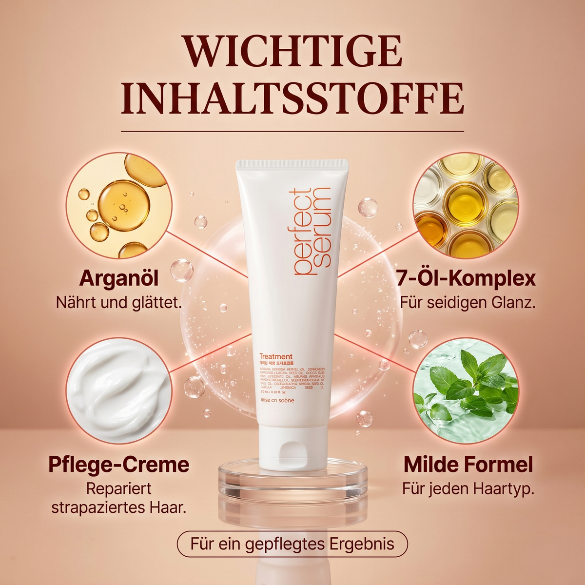 Wichtige Inhaltsstoffe – Arganöl und 7-Öl-Komplex
