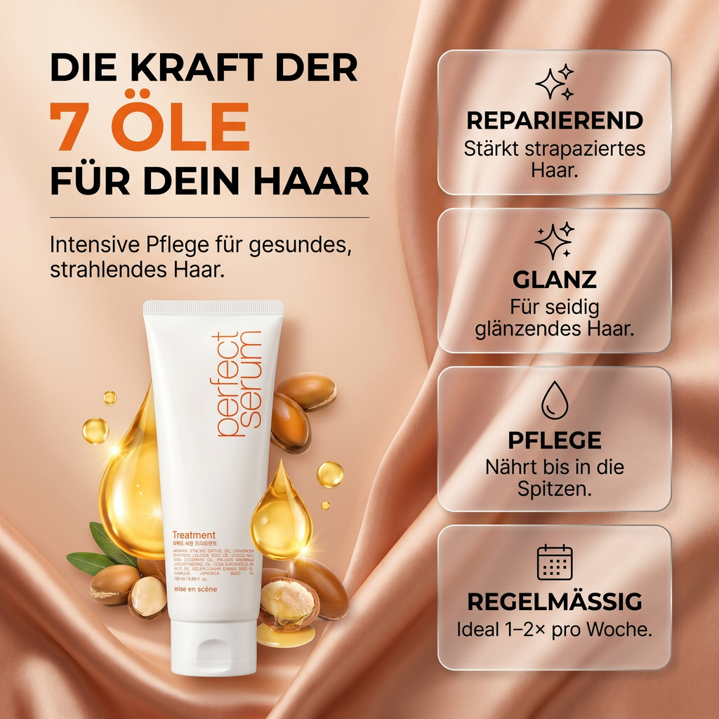 Die Kraft der 7 Öle für dein Haar – Vorteile