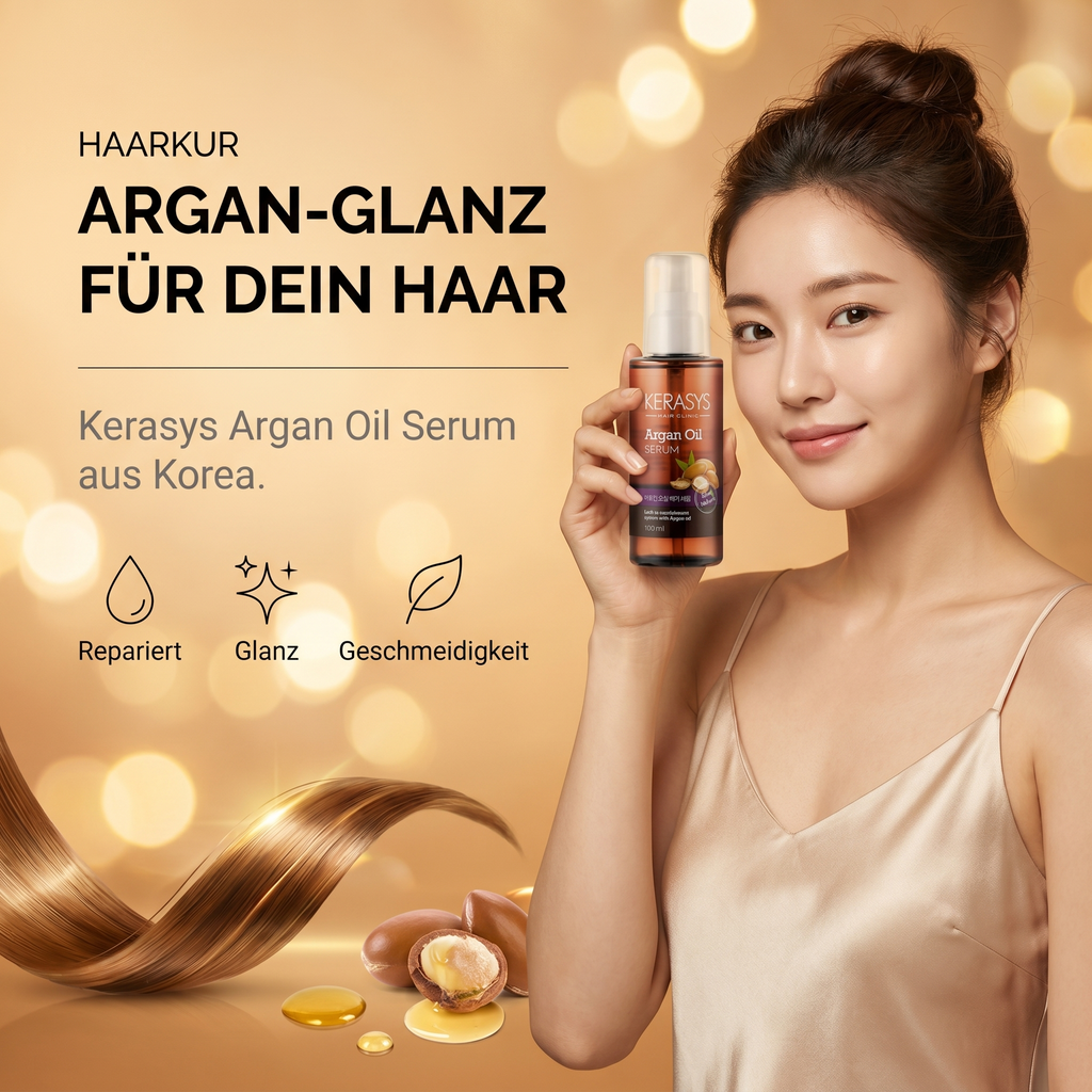 Argan-Glanz für dein Haar – Kerasys Serum Hero-Bild