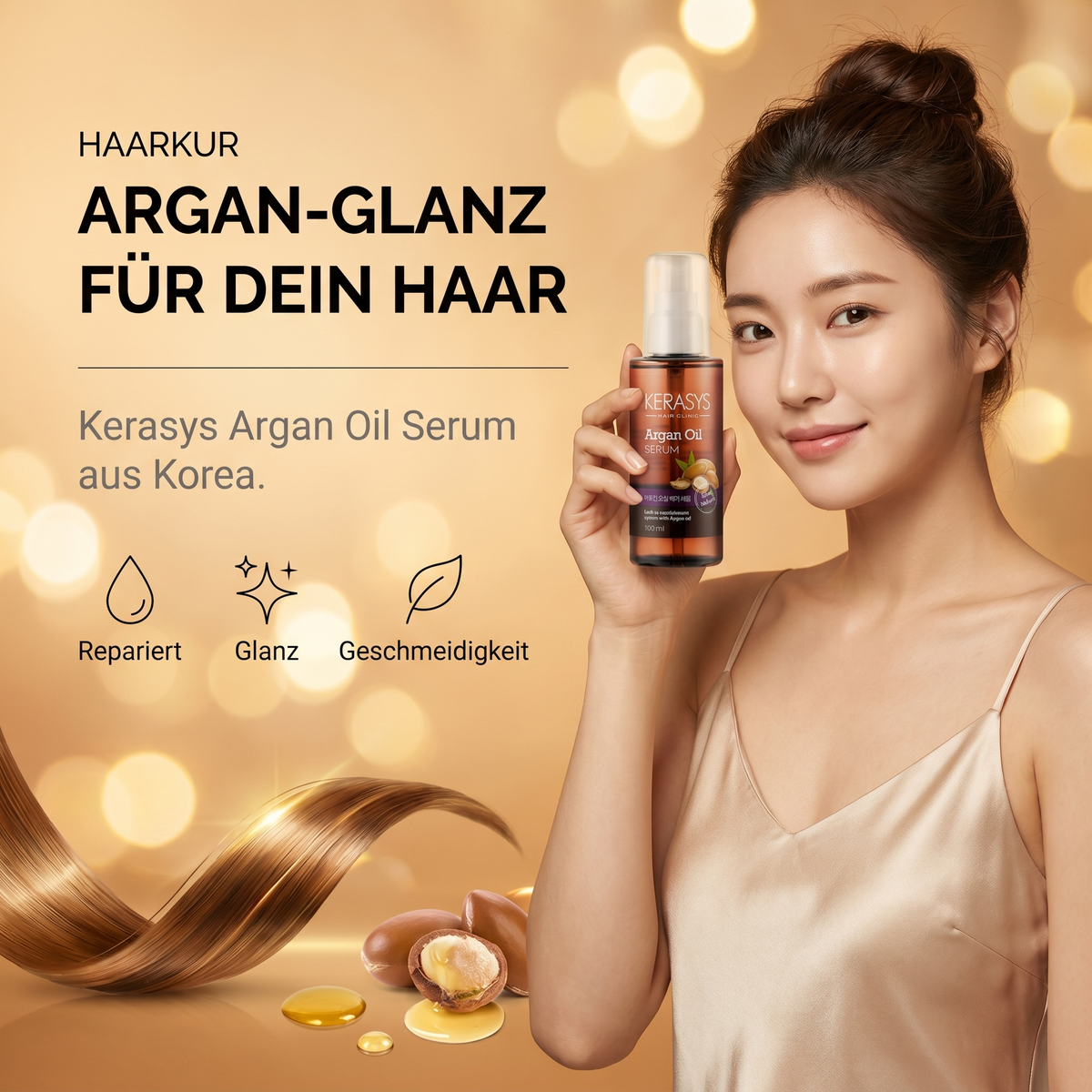 Argan-Glanz für dein Haar – Kerasys Serum Hero-Bild