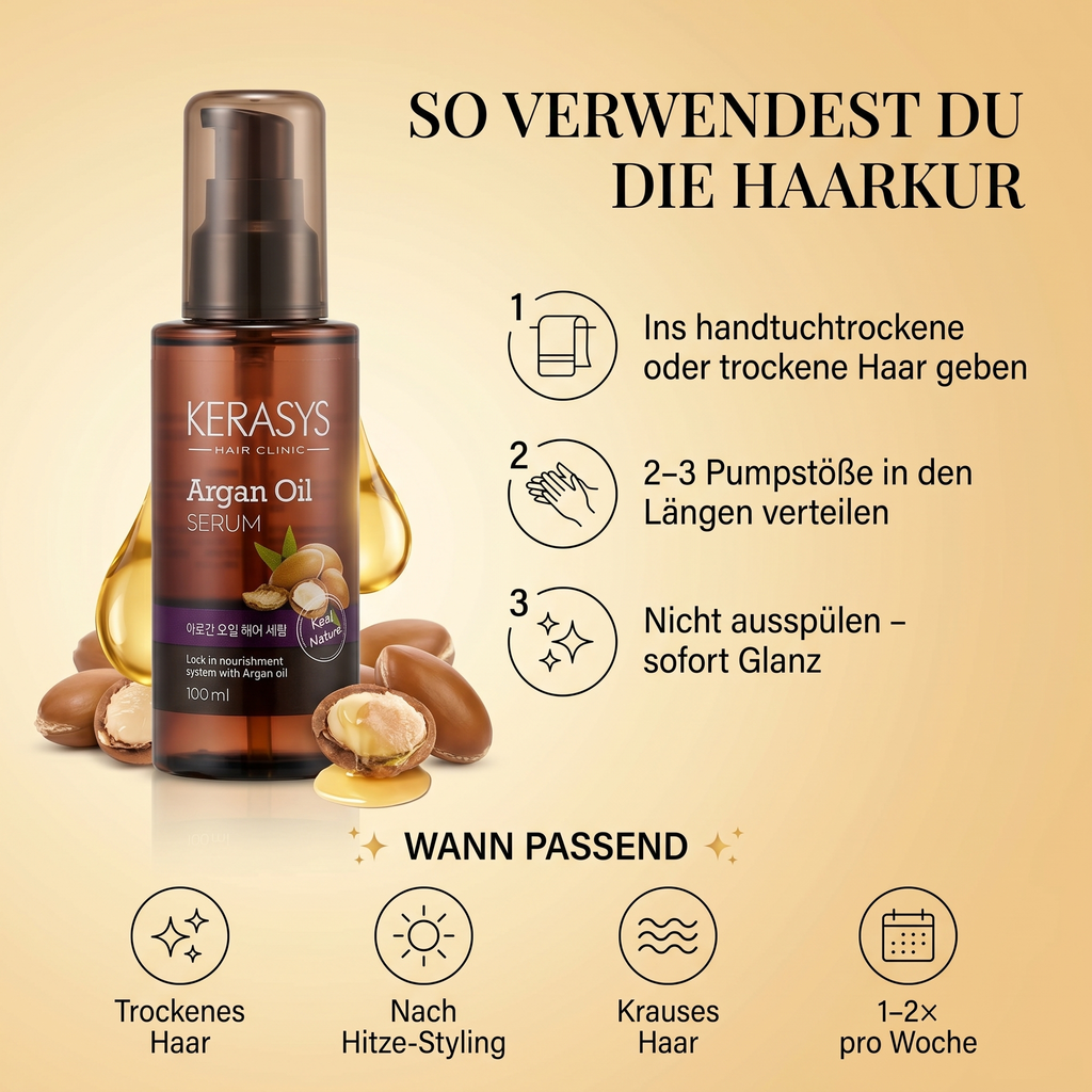 So verwendest du das Haar-Serum – Anwendung in 3 Schritten