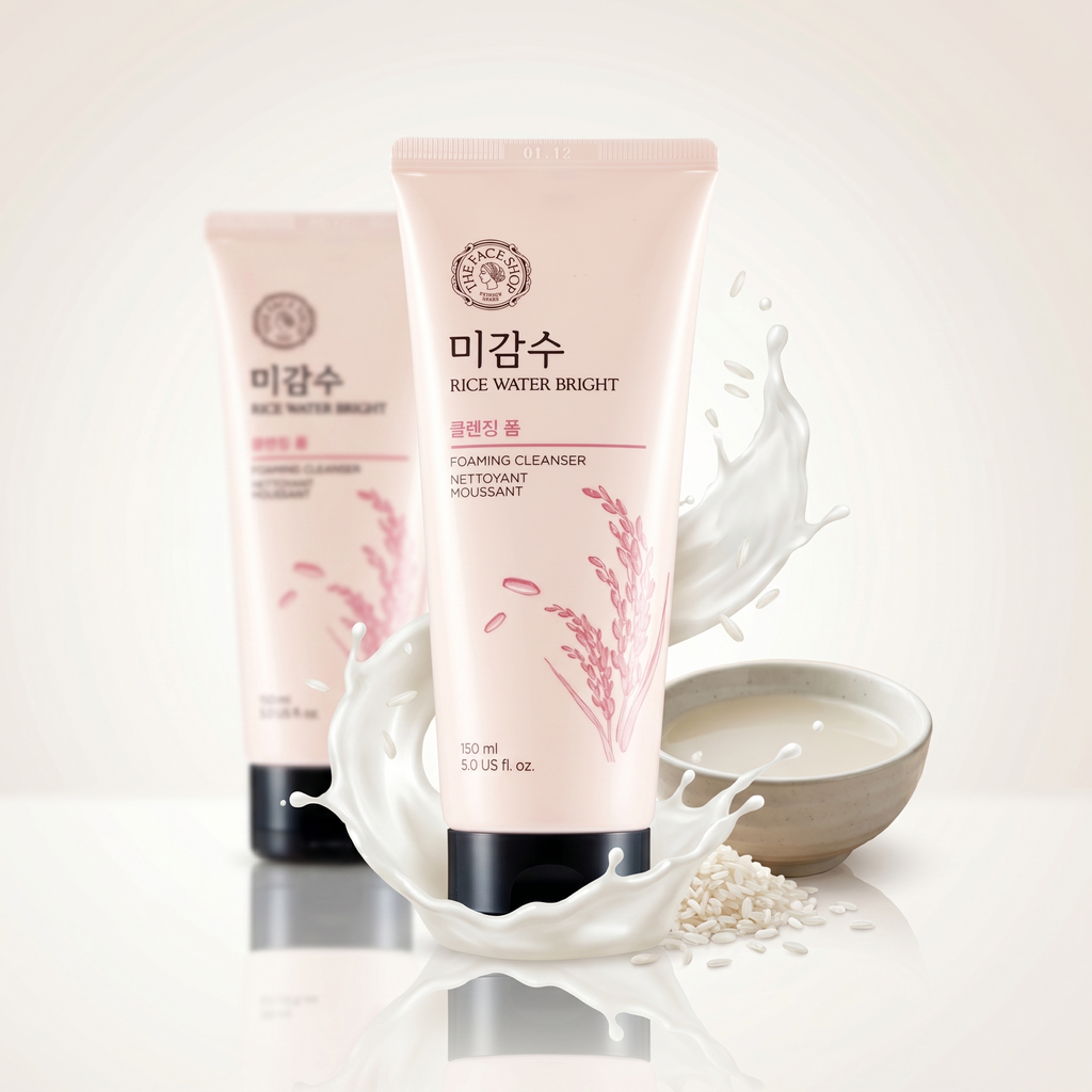 The Face Shop Rice Water Bright Cleansing Foam 150 ml