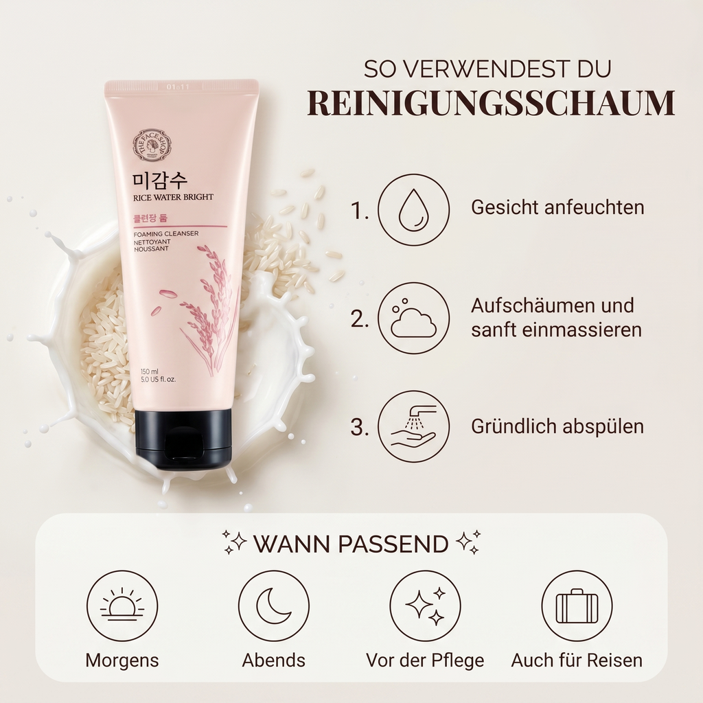 So verwendest du den Cleanser
