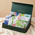 K-Beauty Skincare Box – alle 18 Masken sichtbar