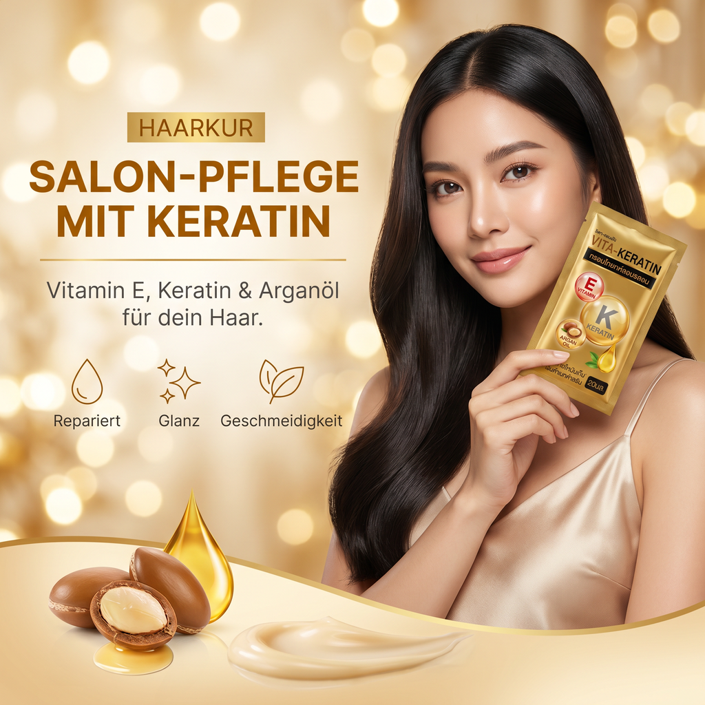Salon-Pflege mit Keratin